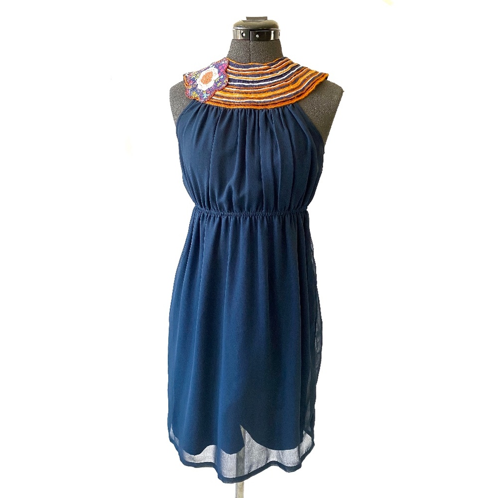 Judith March Yarn Neck Dress